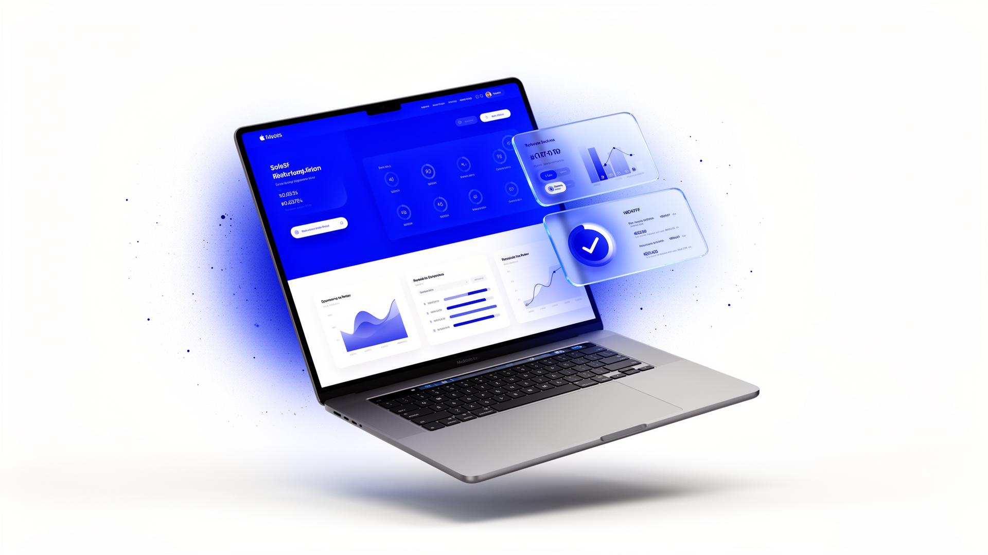 Premium agency dashboard mockup